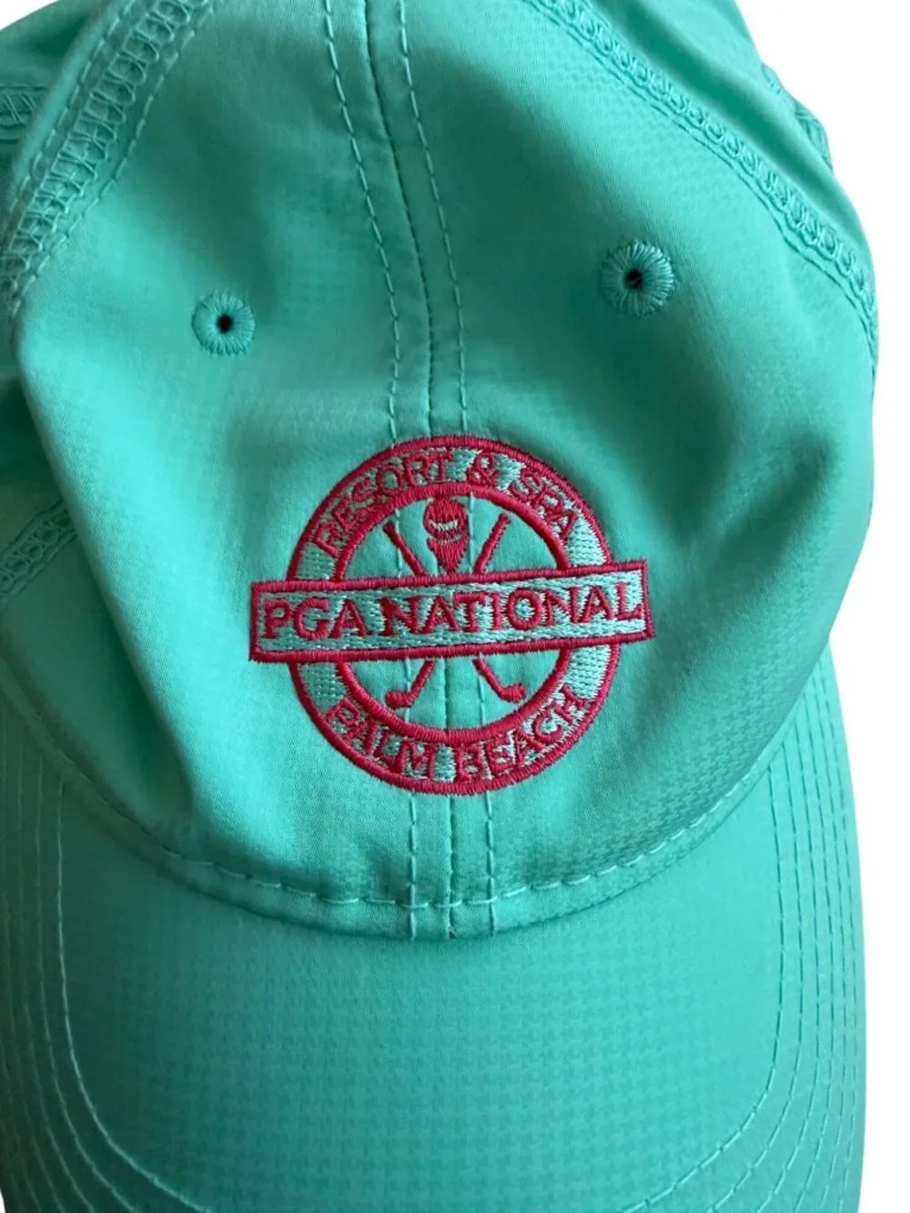 PGA National Men’s Green Baseball Hat Cap